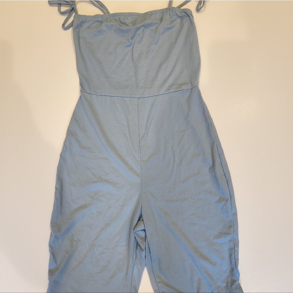 Fashion Nova Tie Strap Romper